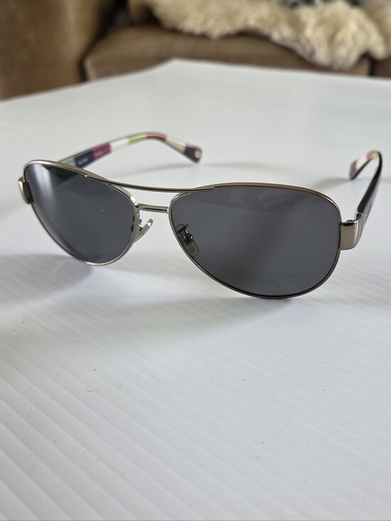 Vintage COACH Kristina Aviator Sunglasses Y2K 2000s main image 4